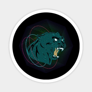 Panther Wild Angry New Magnet